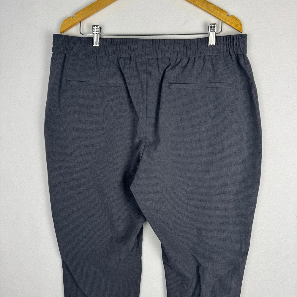 Alfani Alfatech Mens Ebony Grey Stretch Dress Pants 38W 32L‎ 100185392MN NEW